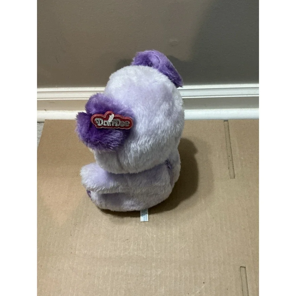 Vintage Musical‎ Lite-Ups Plush Purple Dog Rainbow DanDee Working